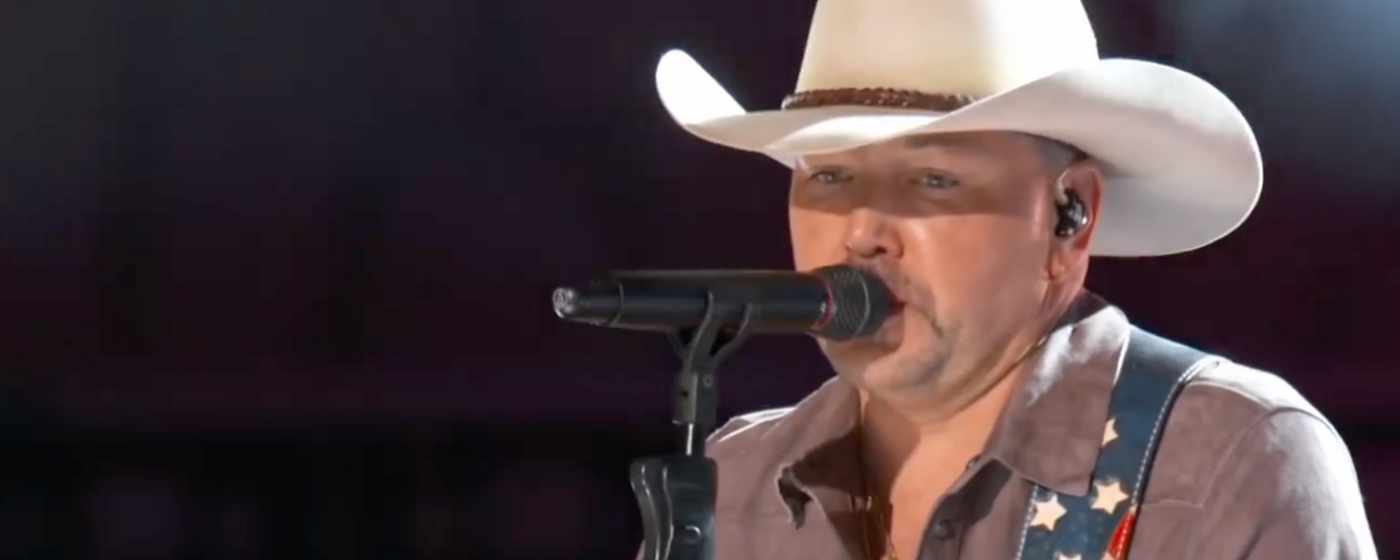 Jason Aldean Performs "Let Your Boys Be Country" at the CMT Music Awards Following Ban