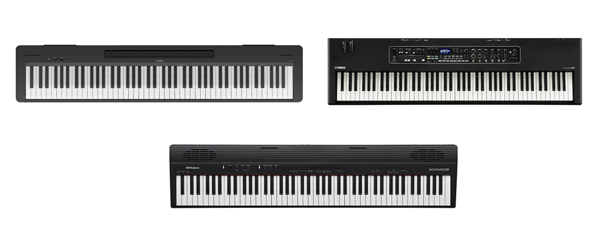 Three 88-Key Weighted Keyboards