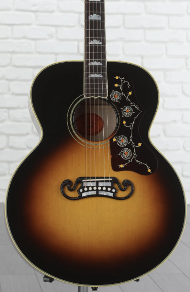 Close up of the Gibson SJ200