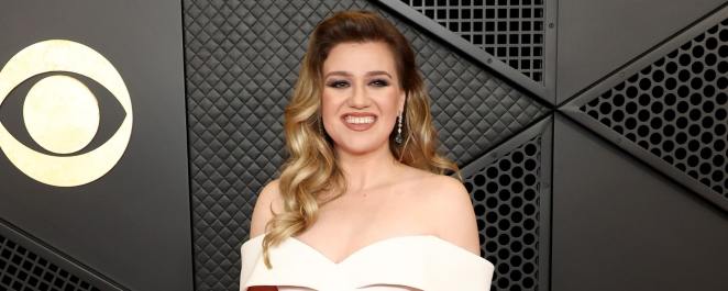 Kelly Clarkson attends the 66th GRAMMY Awards at Crypto.com Arena on February 04, 2024 in Los Angeles, California.