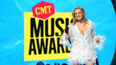 Kelsea Ballerini speaks onstage during the 2024 CMT Music Awards at Moody Center on April 07, 2024 in Austin, Texas.