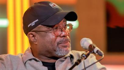 Singer and songwriter Darius Rucker visits SiriusXM Nashville at SiriusXM Studios on April 11, 2024 in Nashville, Tennessee.