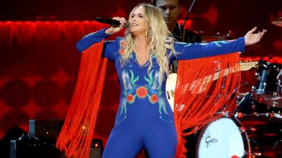 Miranda Lambert performs during the 55th annual Country Music Association awards at the Bridgestone Arena on November 10, 2021 in Nashville, Tennessee.