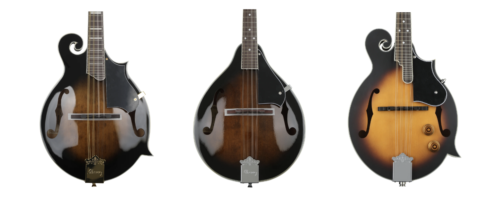 Three mandolins
