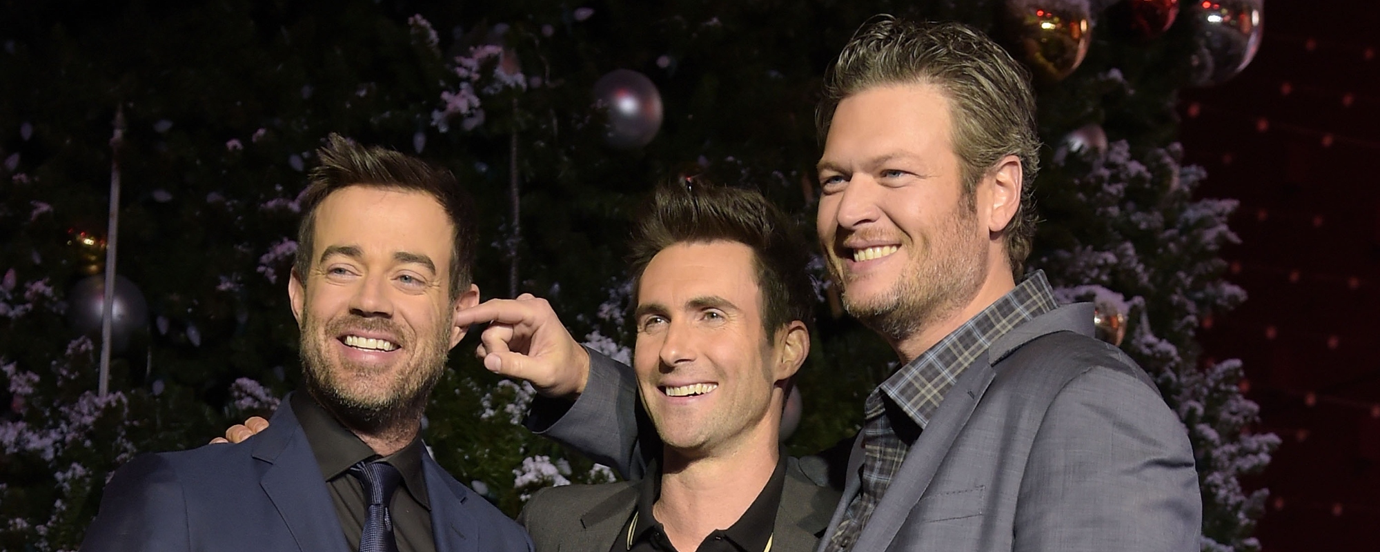 Blake Shelton and Carson Daly