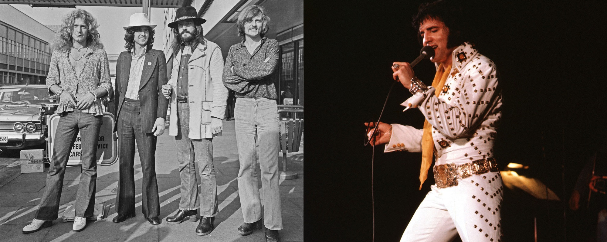 50 Years Ago Led Zeppelin Had a “Dream Come True” Meeting Elvis Presley: “I Mopped the Tears Away”