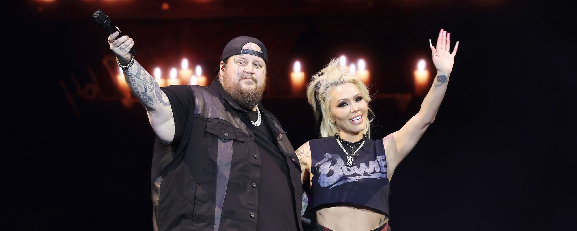 Watch Jelly Roll and Bunnie Xo Party Like Rockstars During Nickelback Performance