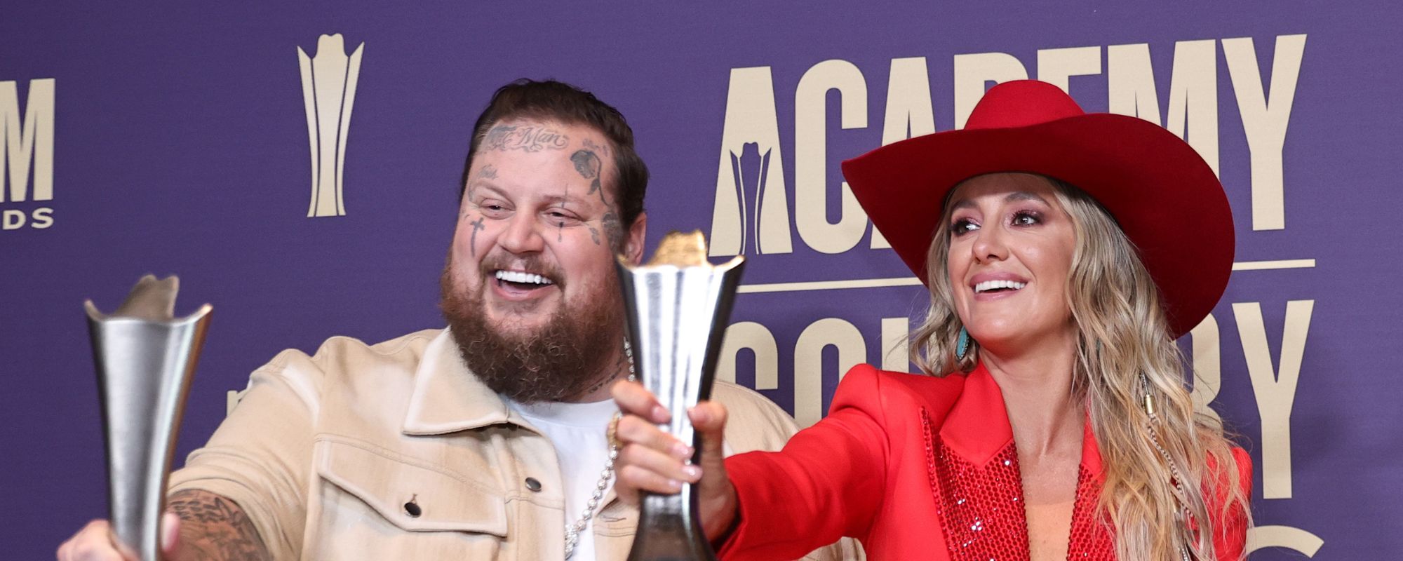 Jelly Roll Pours Heart Out On Social Media, Shouts Out Lainey Wilson After ACM Win