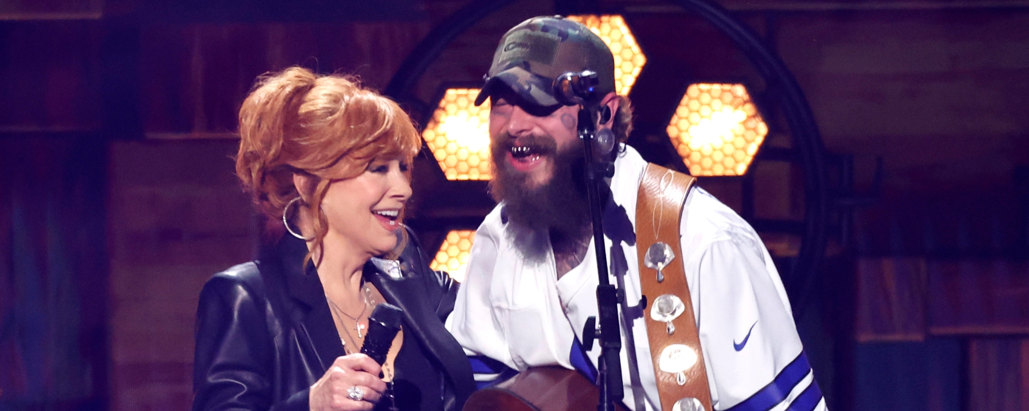 Reba McEntire Shouts Out Post Malone for Their Surprise Dickey Betts Duet at the ACM Awards