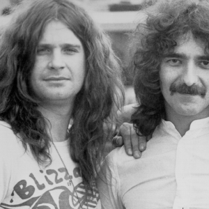 Black Sabbath members posing together