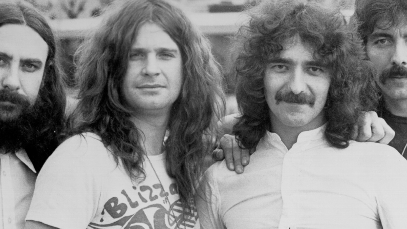 Black Sabbath members posing together