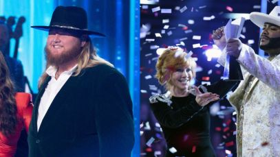 Composite image of American Idol and The Voice