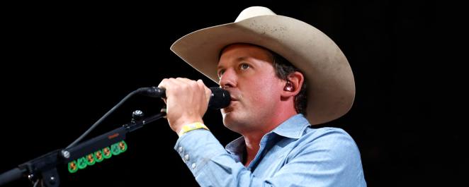 Evan Felker of Turnpike Troubadours performs onstage during Day 3 of the 2023 Stagecoach Festival on April 30, 2023 in Indio, California.