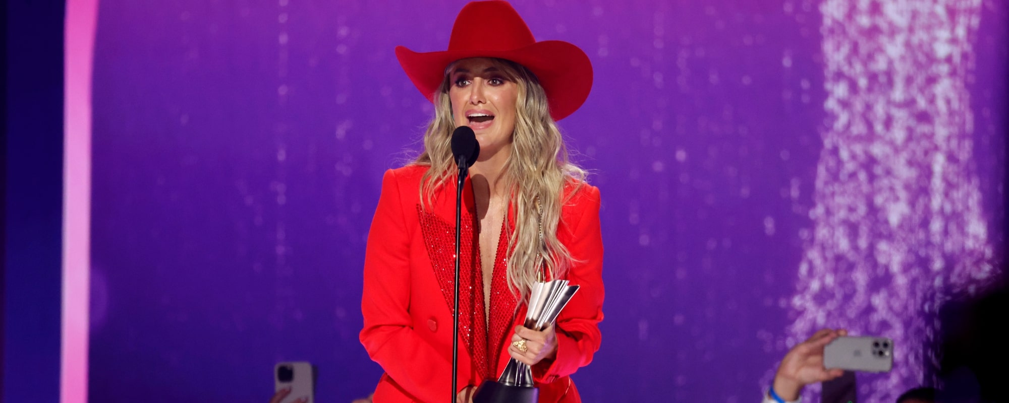 Lainey Wilson accepts the Female Artist of the Year award onstage during the 59th Academy of Country Music Awards at The Ford Center at The Star on May 16, 2024 in Frisco, Texas.