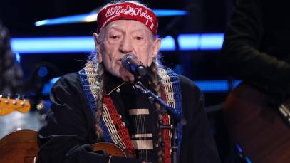 Willie Nelson performs onstage during 38th Annual Rock & Roll Hall Of Fame Induction Ceremony at Barclays Center on November 03, 2023 in New York City.