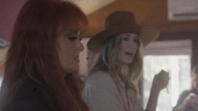 Wynonna Judd and Lainey Wilson in the studio