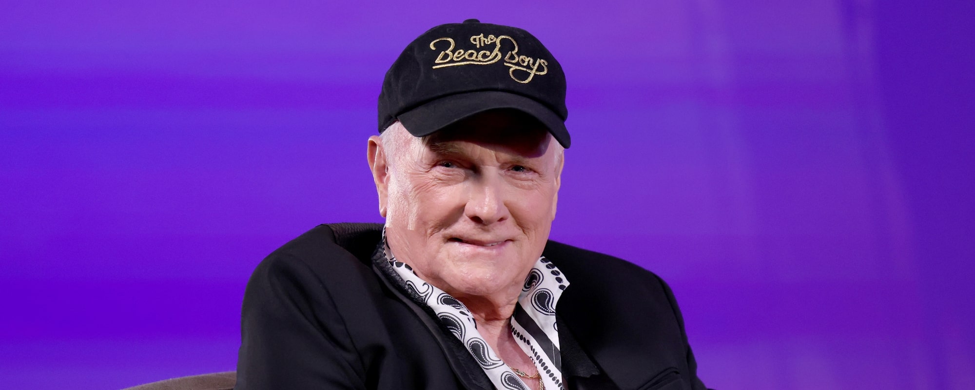 Mike Love speaks onstage during the world premiere of Disney+ documentary "The Beach Boys" at the TLC Chinese Theatre in Hollywood, California on May 21, 2024.