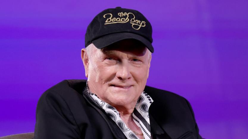 Mike Love speaks onstage during the world premiere of Disney+ documentary "The Beach Boys" at the TLC Chinese Theatre in Hollywood, California on May 21, 2024.