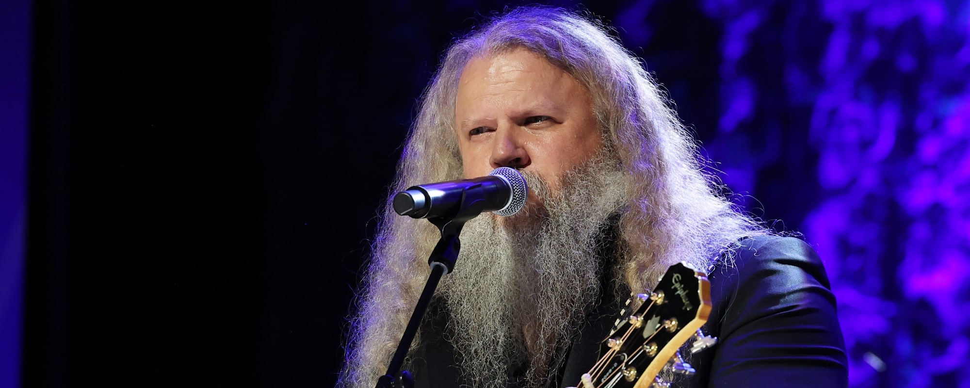 Jamey Johnson performs onstage at the Class of 2023 Medallion Ceremony at Country Music Hall of Fame and Museum on October 22, 2023 in Nashville, Tennessee.
