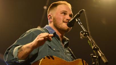 Zach Bryan performs at The Chelsea at The Cosmopolitan of Las Vegas on February 09, 2024 in Las Vegas, Nevada.