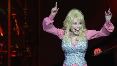 Dolly Parton performs live for fans at Vector Arena on February 7, 2014 in Auckland, New Zealand.