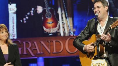 Patty Loveless and Vince Gill perform at the funeral service for George Jones at The Grand Ole Opry on May 2, 2013 in Nashville, Tennessee. Jones passed away on April 26, 2013 at the age of 81.