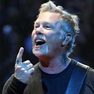 James Hetfield of Metallica performs during a stop of the band's WorldWired Tour at T-Mobile Arena on November 26, 2018 in Las Vegas, Nevada.
