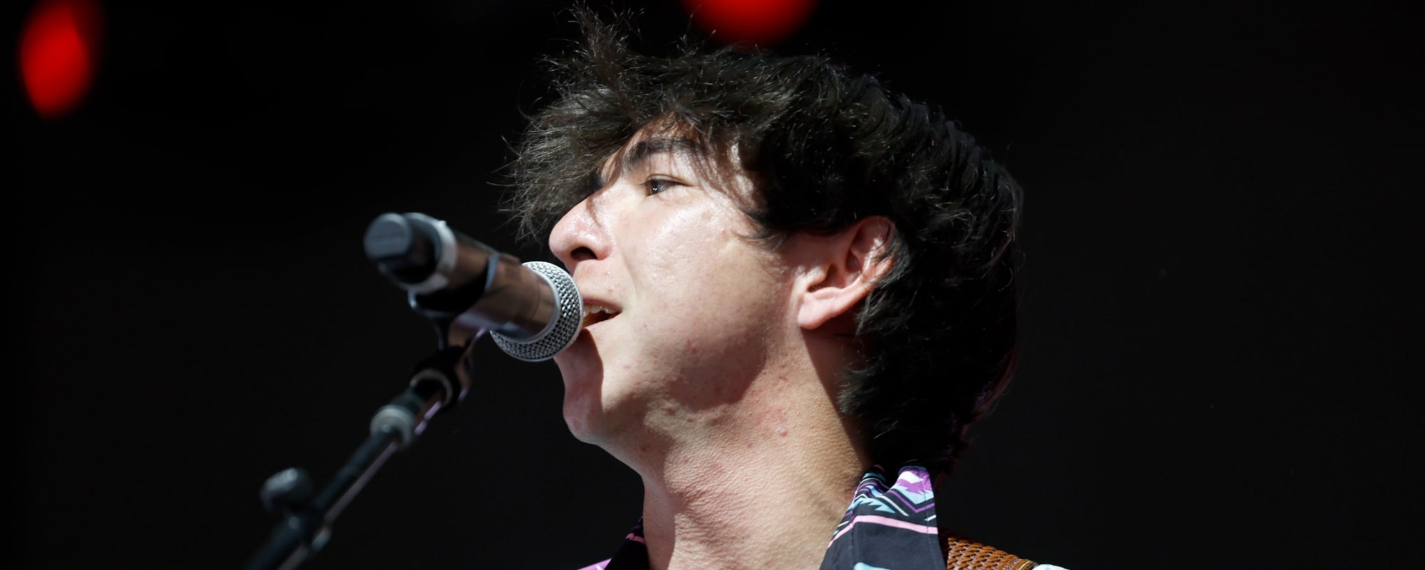 Wyatt Flores performs at the Palomino Stage during the 2024 Stagecoach Festival at Empire Polo Club on April 26, 2024 in Indio, California.