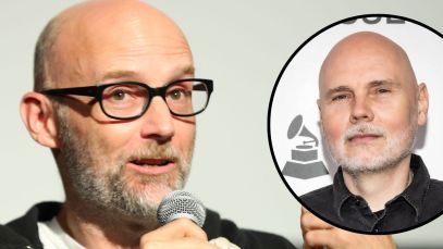 Composite image of Moby and Billy Corgan