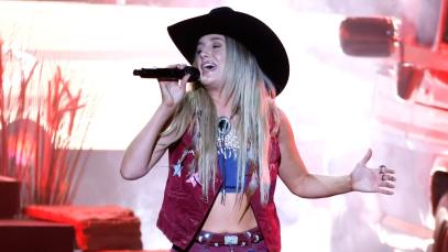 Lainey Wilson performs at Ascend Amphitheater on May 31, 2024 in Nashville, Tennessee.