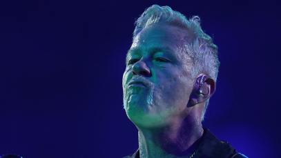James Hetfield of Metallica performs at State Farm Stadium on September 01, 2023 in Glendale, Arizona.