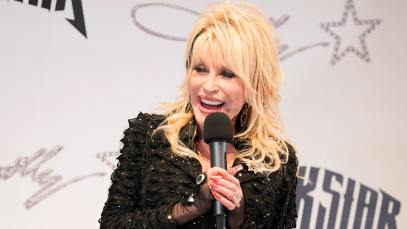 Dolly Parton attends the Dolly! All Access Pop-Up Store Preview & Press Conference at The Star in Frisco on May 09, 2023 in Frisco, Texas.