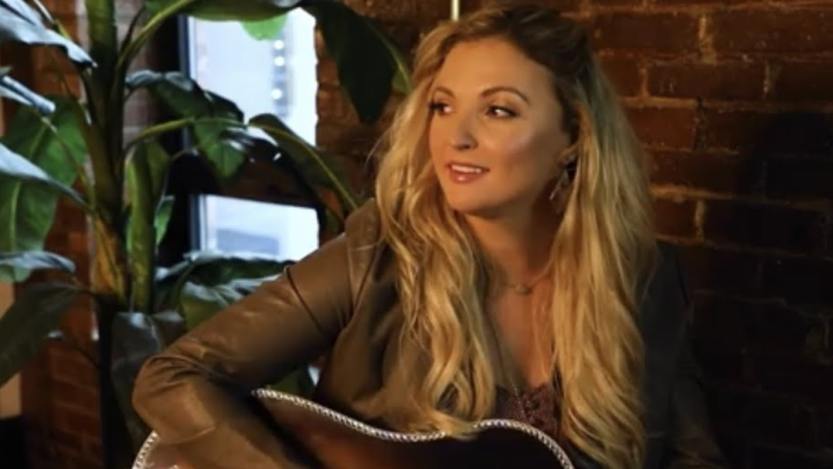 Karen Waldrup performing her song about D-Day