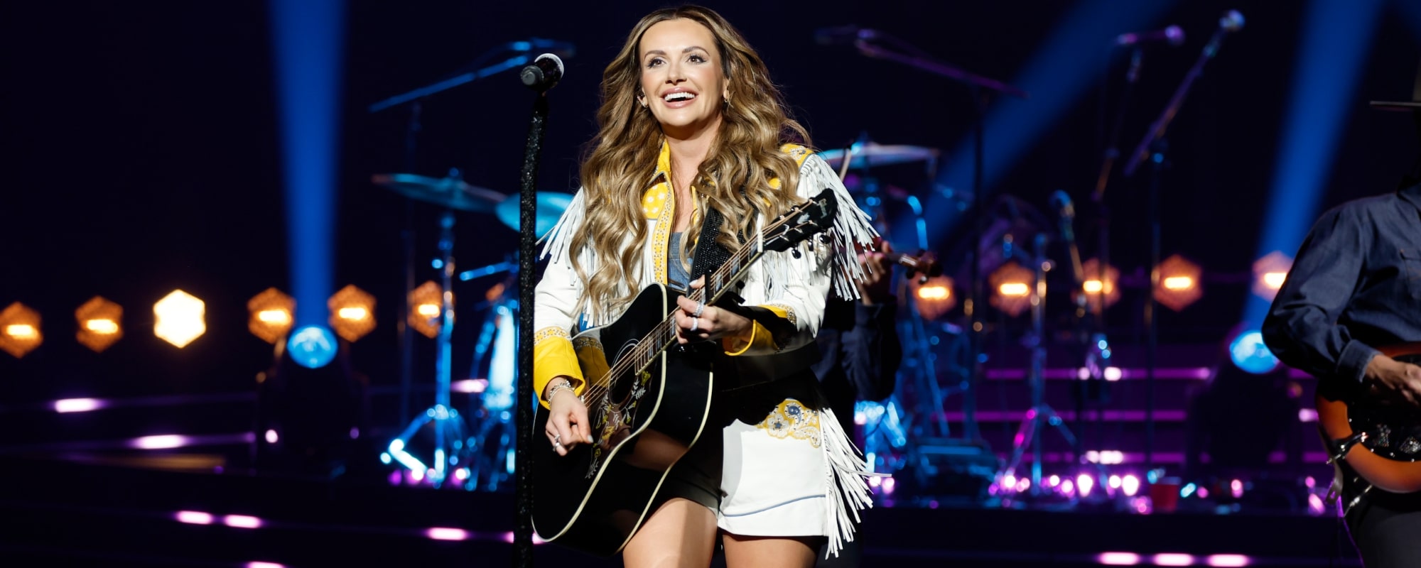 Carly Pearce performs at Bridgestone Arena on April 25, 2024 in Nashville, Tennessee.