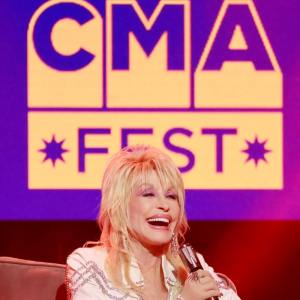 Dolly Parton speaks onstage during Kicking Off CMA Fest: A Special Conversation With Dolly Parton Hosted By Rachel Smith at Music City Center on June 06, 2024 in Nashville, Tennessee.