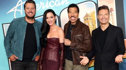 Luke Bryan, Katy Perry, Lionel Richie and Ryan Seacrest attend the "American Idol" Season 22 Top 10 Event at The Aster on April 22, 2024 in Los Angeles, California.
