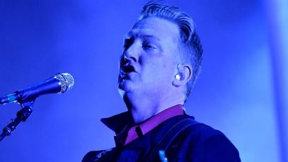 Josh Homme of Queens Of The Stone Age Perform At The Forum on February 17, 2018 in Inglewood, California.