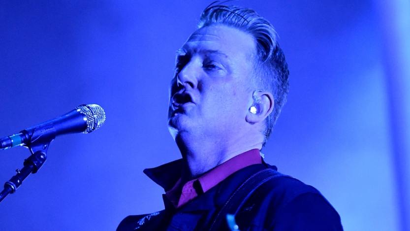 Josh Homme of Queens Of The Stone Age Perform At The Forum on February 17, 2018 in Inglewood, California.