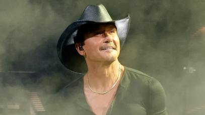Tim McGraw performs at Bridgestone Arena on April 25, 2024 in Nashville, Tennessee.