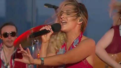 Lainey Wilson Lights Up the Night Sky, Battles Strong Winds for Fiery Performance on NYC's Highest Sky Deck