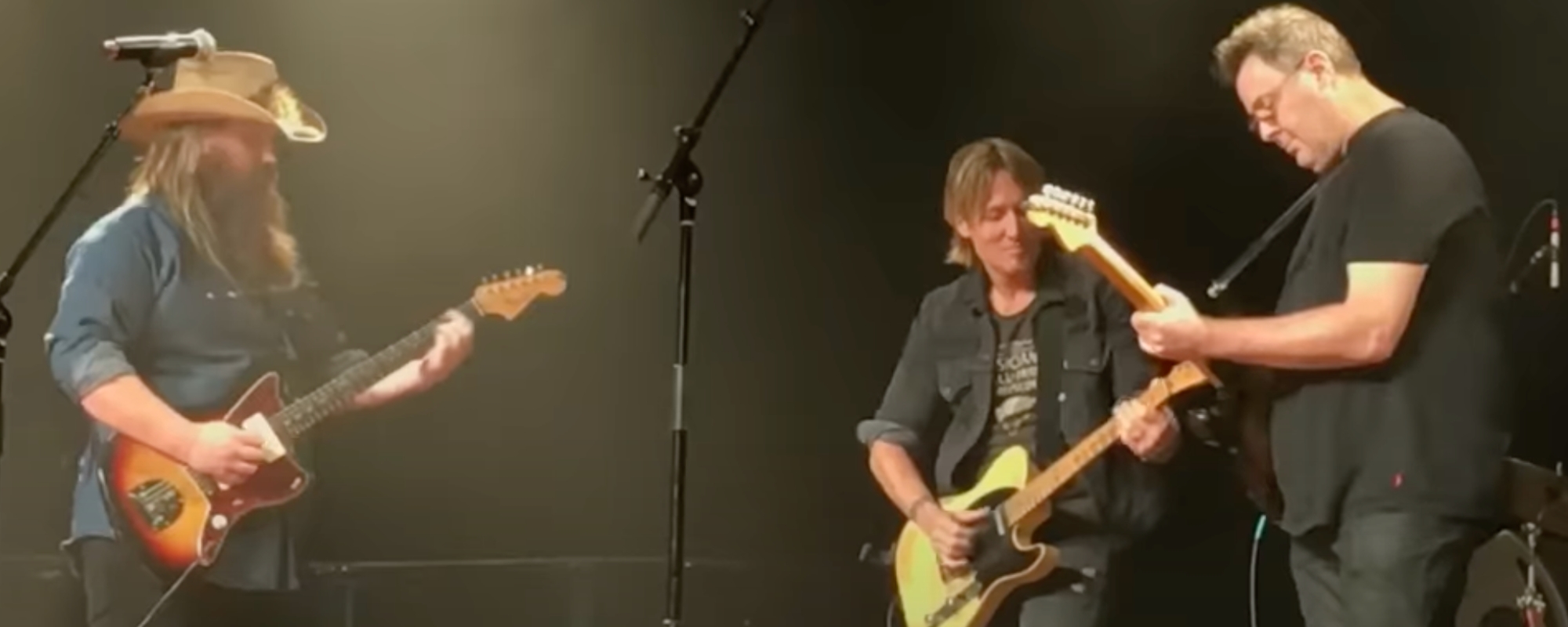 Watch Vince Gill Shred the Guitar at “Superhuman Level” Alongside Chris Stapleton and Keith Urban