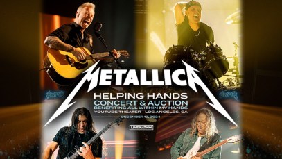 Metallica Set to Close Out the Year with the 2024 Helping Hands Concert & Auction Benefit Event in Los Angeles