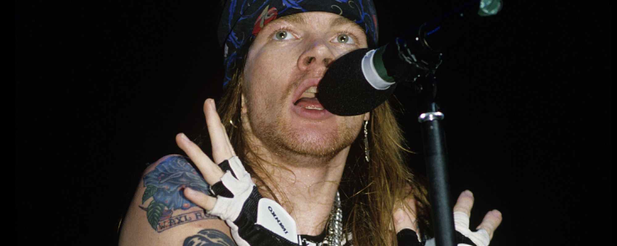 Axl Rose singing