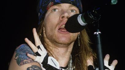 Axl Rose singing