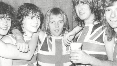 Def Leppard posing