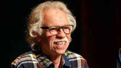 Joe Bonsall and Duane Allen of The Oak Ridge Boys are seen at The Grand Ole Opry on November 18, 2022 in Nashville, Tennessee.