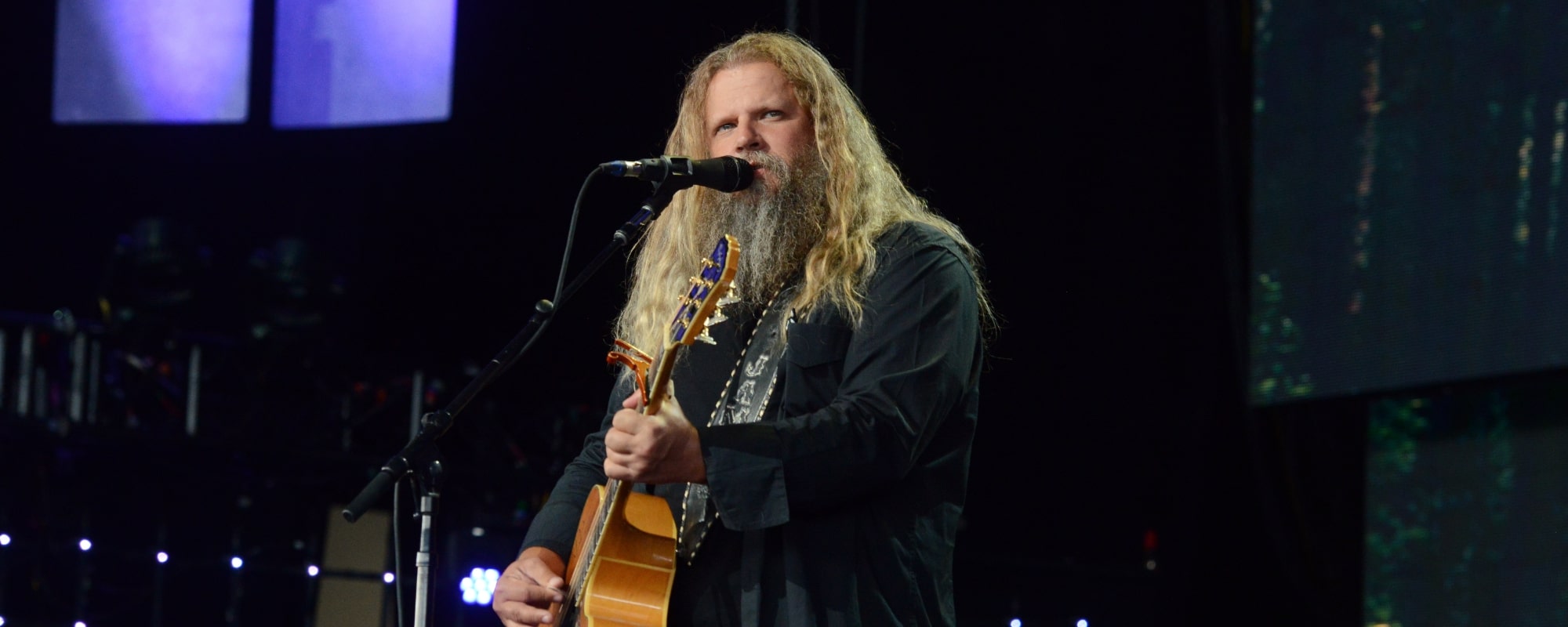 Jamey Johnson performed with Lainey Wilson at the Toby Keith tribute show