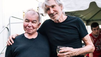 John Prine and Roger Waters smiling together