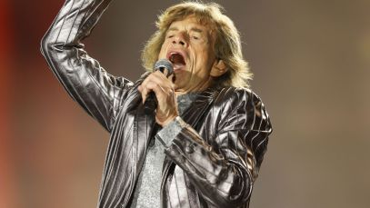 Mick Jagger singing