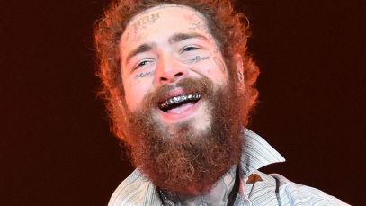 Post Malone smiling